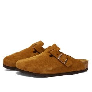 Birkenstock Boston Clog, Mink Suede, US 7/ UK 5/ EU 38